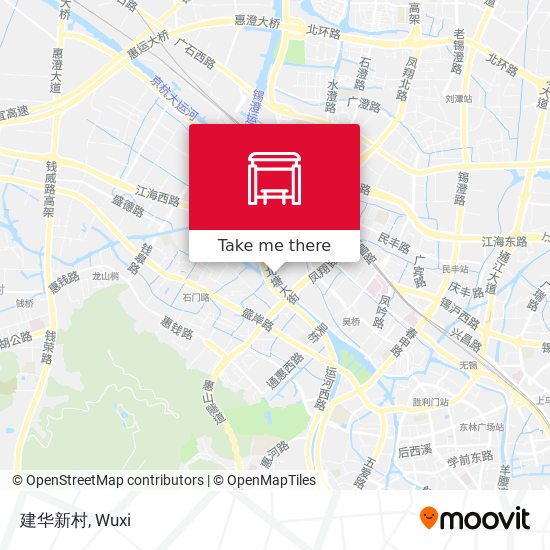 建华新村 map