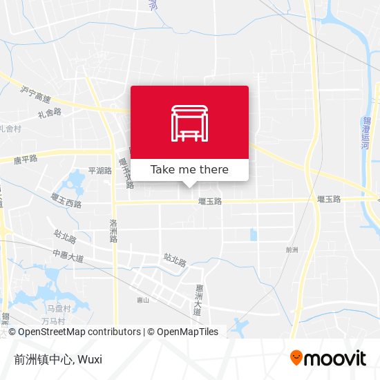 前洲镇中心 map