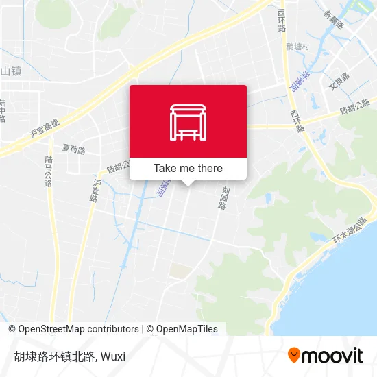 胡埭路环镇北路 map