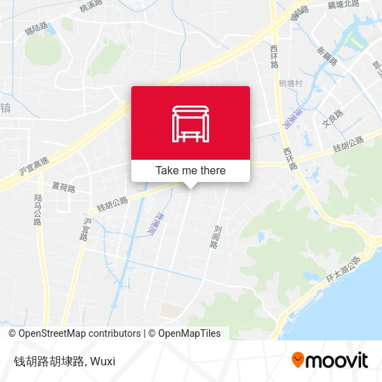 钱胡路胡埭路 map