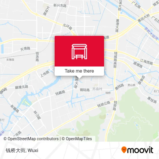 钱桥大街 map