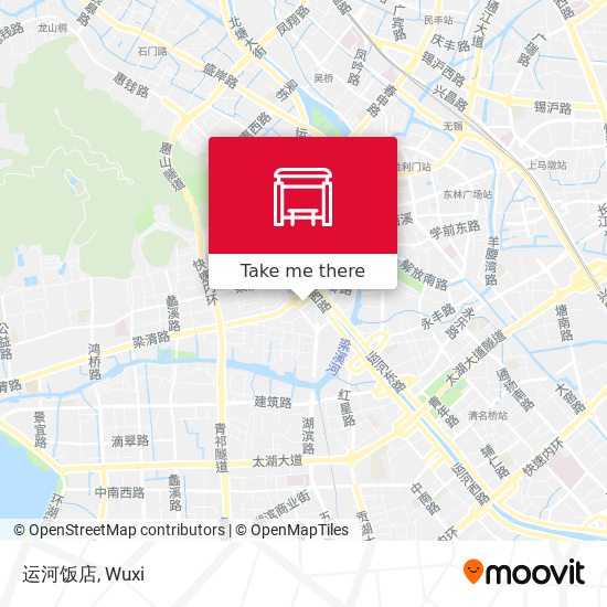 运河饭店 map