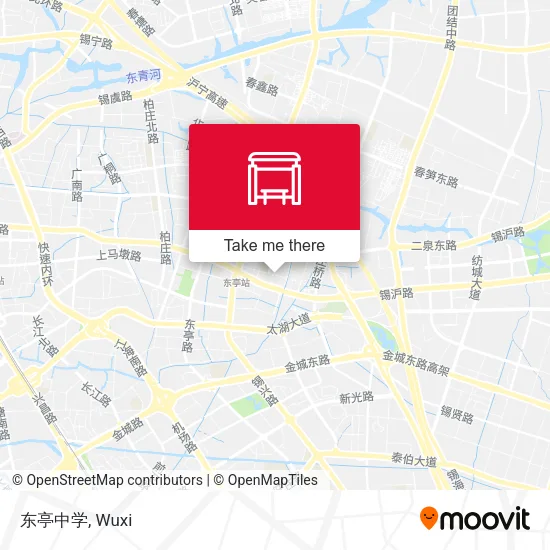 东亭中学 map