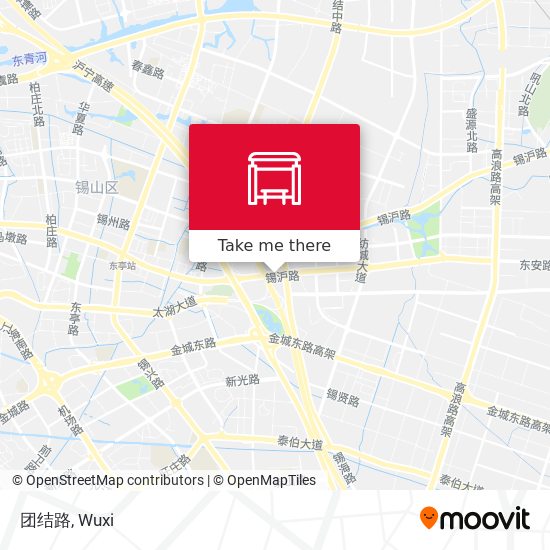 团结路 map