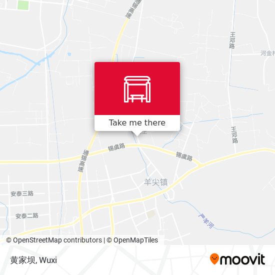 黄家坝 map