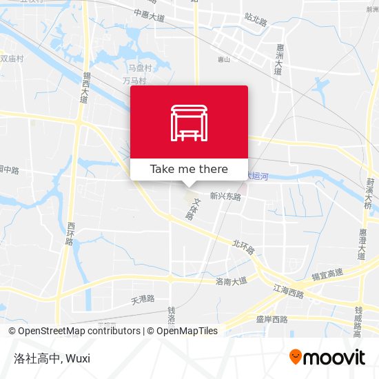 洛社高中 map