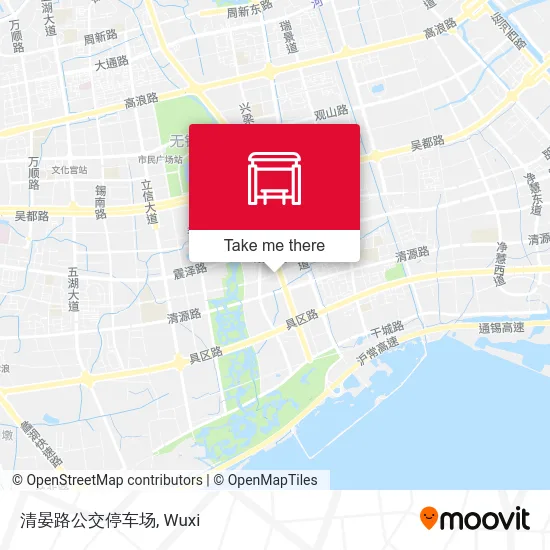 清晏路公交停车场 map