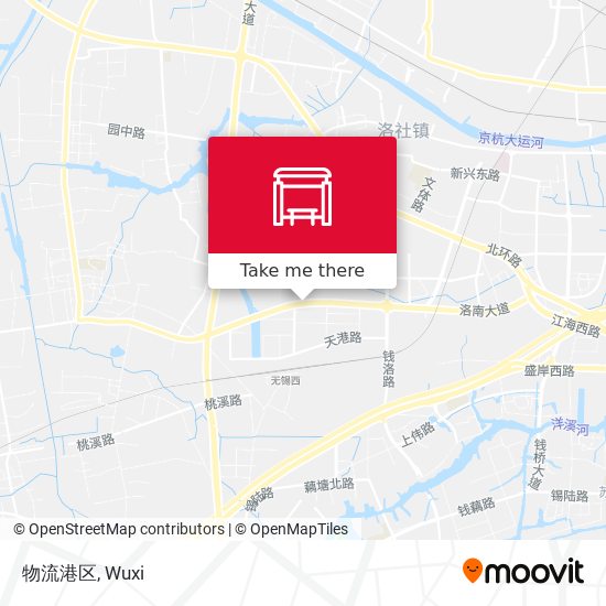 物流港区 map