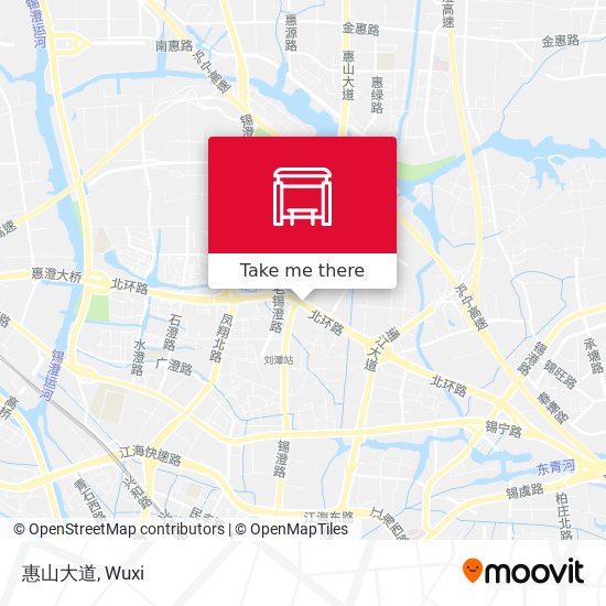 惠山大道 map