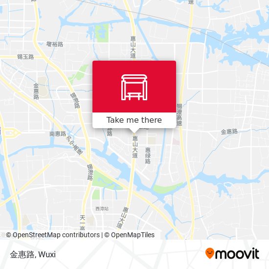 金惠路 map