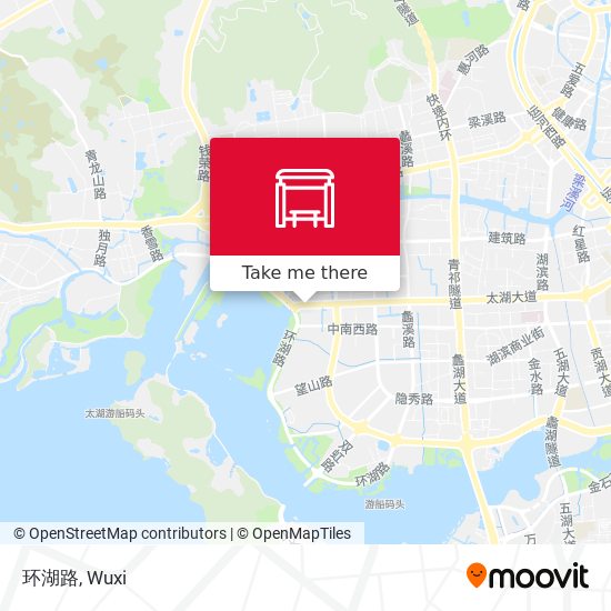 环湖路 map