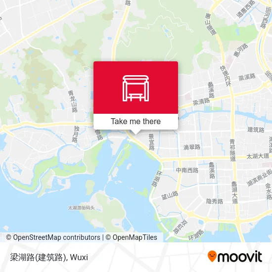 梁湖路(建筑路) map