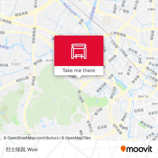 烈士陵园 map