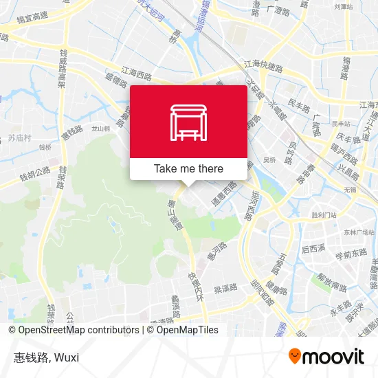 惠钱路 map