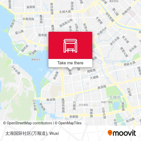 太湖国际社区(万顺道) map