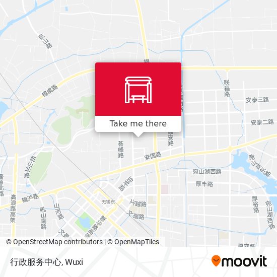 行政服务中心 map