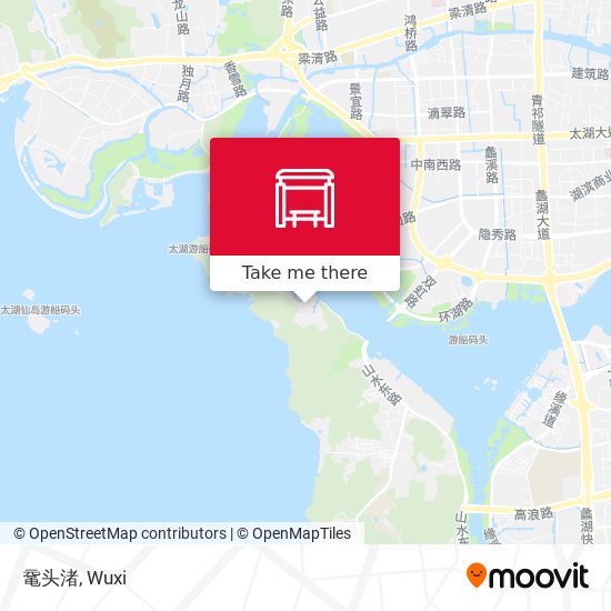 鼋头渚 map