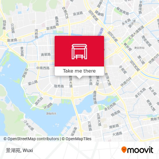 景湖苑 map