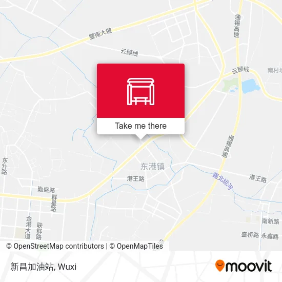 新昌加油站 map