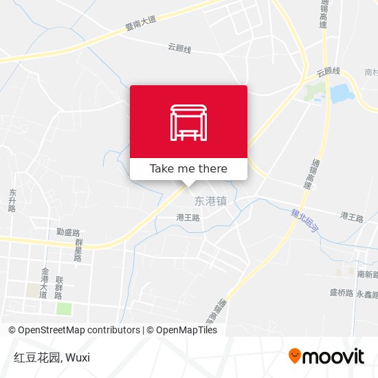 红豆花园 map