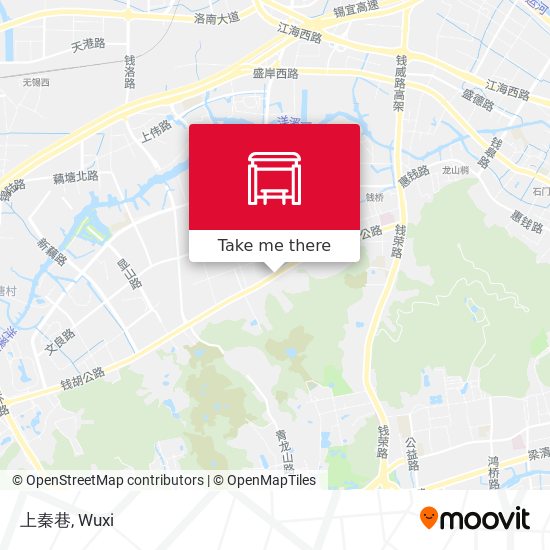 上秦巷 map