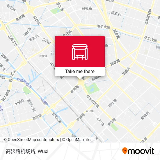 高浪路机场路 map