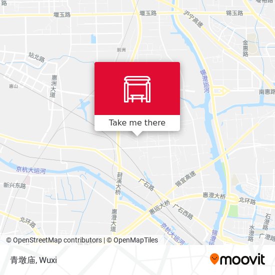 青墩庙 map
