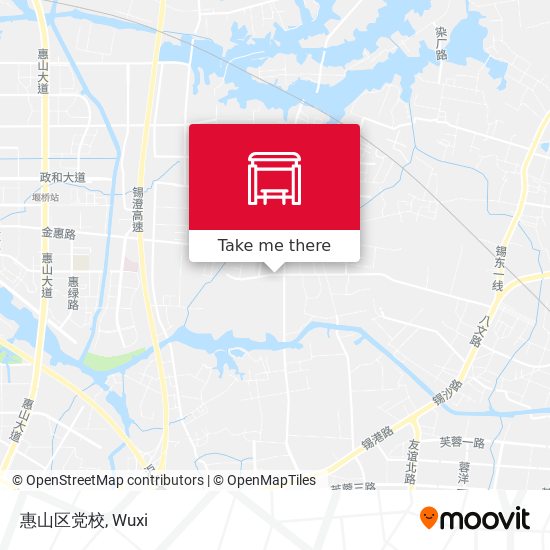 惠山区党校 map
