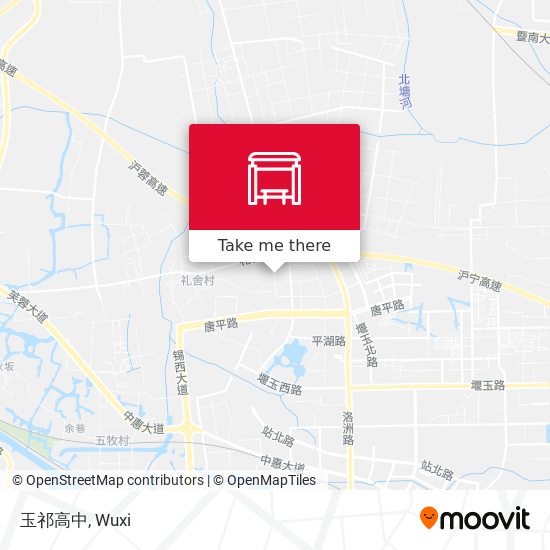 玉祁高中 map