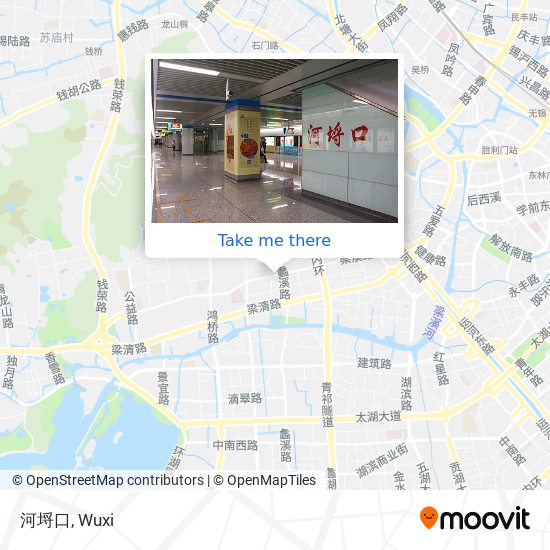 河埒口 map