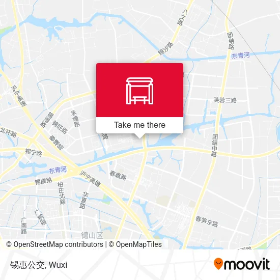 锡惠公交 map