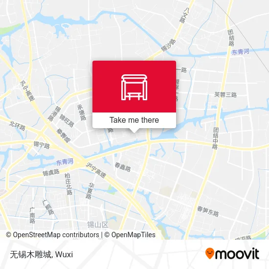 无锡木雕城 map