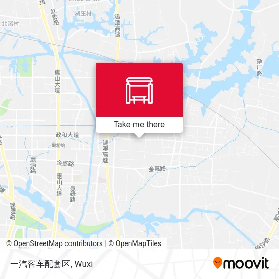 一汽客车配套区 map