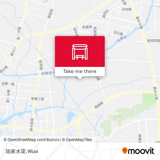 陆家水渠 map