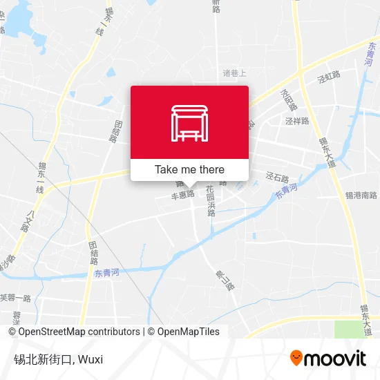 锡北新街口 map