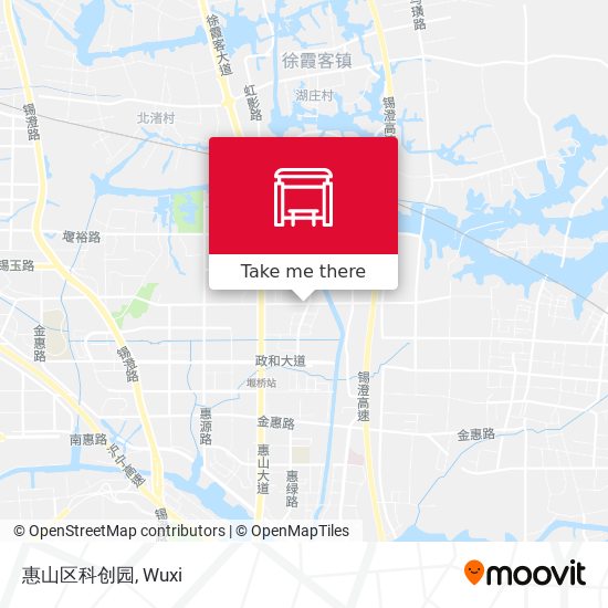 惠山区科创园 map