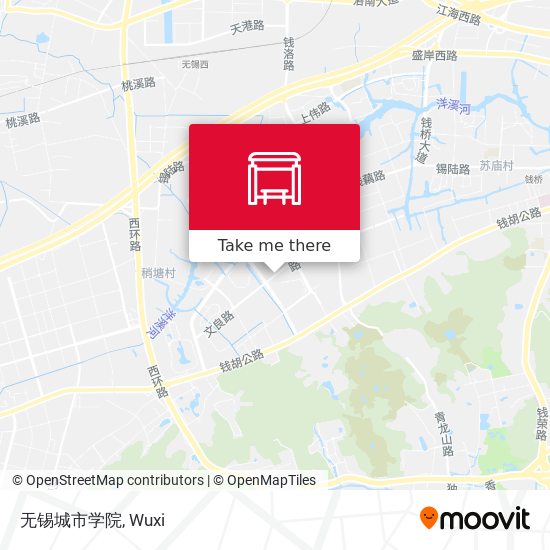 无锡城市学院 map