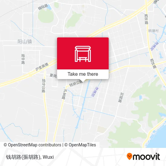 钱胡路(振胡路) map