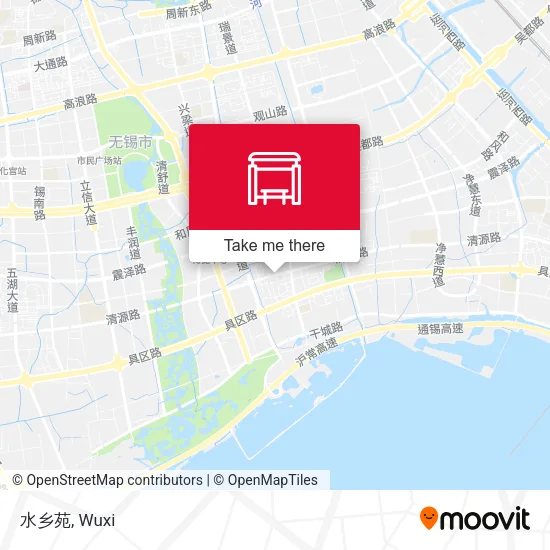 水乡苑 map