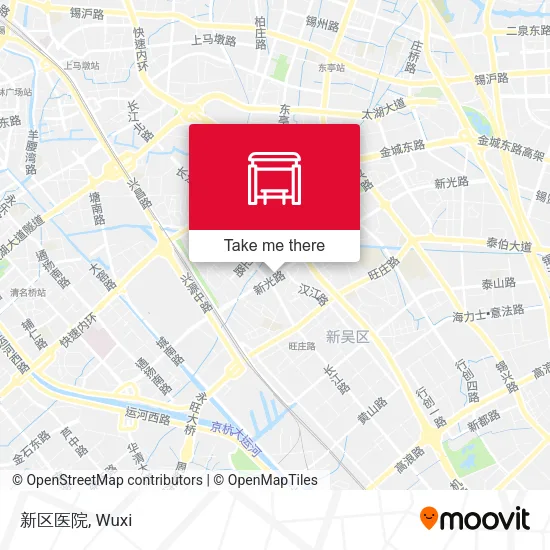 新区医院 map
