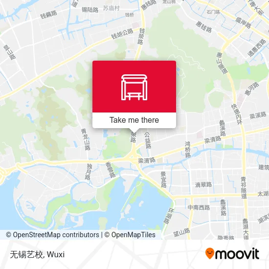 无锡艺校 map