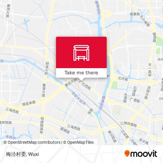 梅泾村委 map