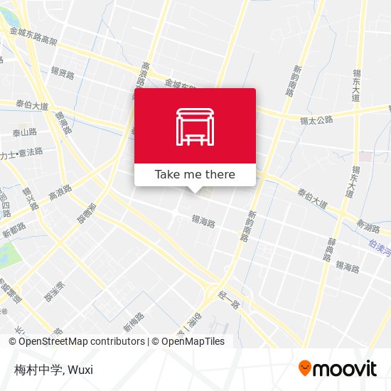 梅村中学 map