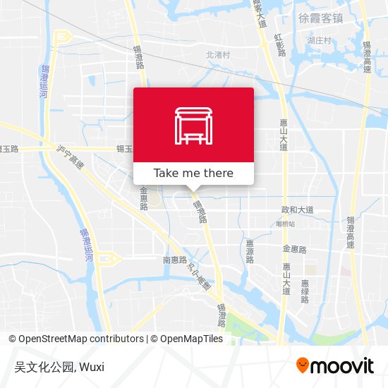 吴文化公园 map