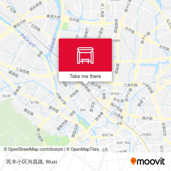民丰小区兴昌路 map
