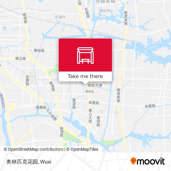 奥林匹克花园 map