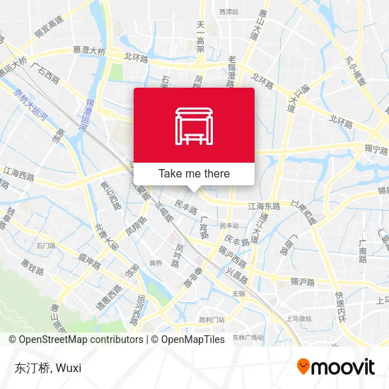 东汀桥 map