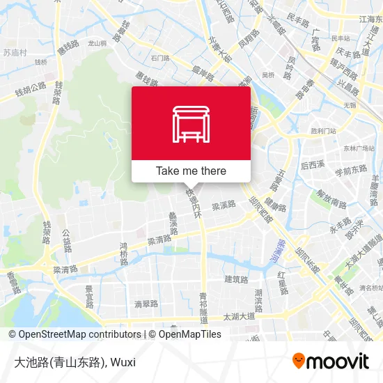 大池路(青山东路) map