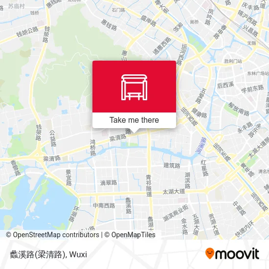 蠡溪路(梁清路) map