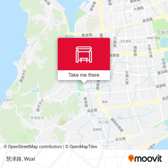 慧泽路 map